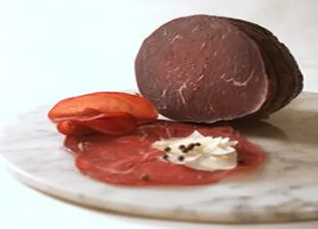 Bresaola aux champignons (bresaola con funghi)
