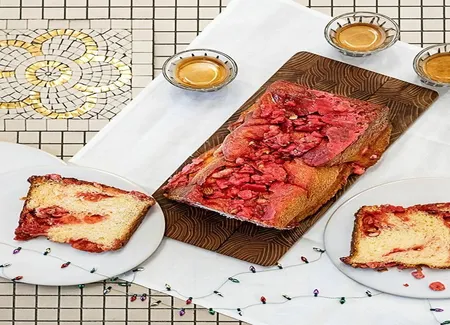 Brioche facile aux pralines roses