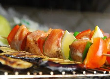 Brochettes de poisson