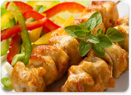 Brochettes de porc marinées
