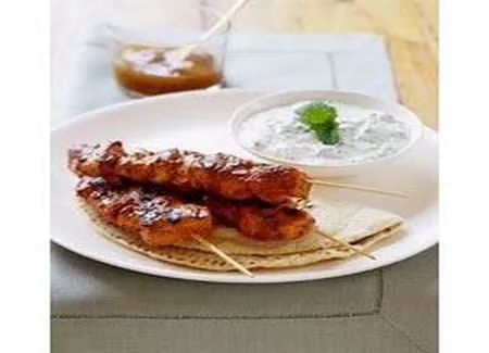 Brochettes de poulet à la libanaise