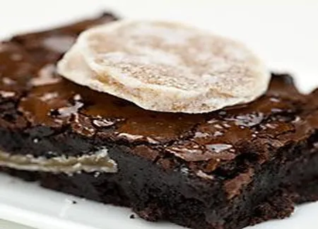Brownies au gingembre confit