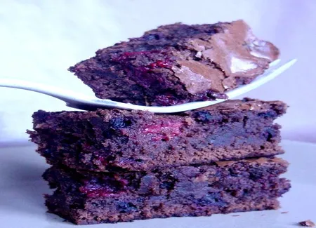 Brownies aux fruits rouges