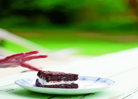 Brownies glacés
