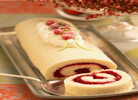 Bûche à la confiture thermomix