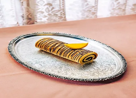 Bûche au chocolat et à l'orange