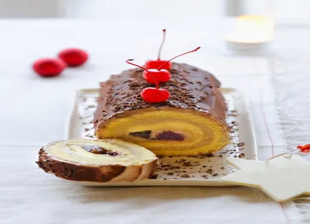 Bûche aux marrons thermomix