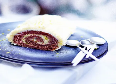 Bûche citron et pistache