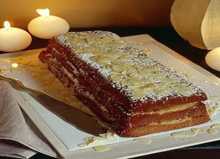 Bûche pralinée au chocolat