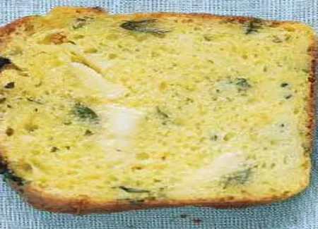 Cake courgettes, chevre,