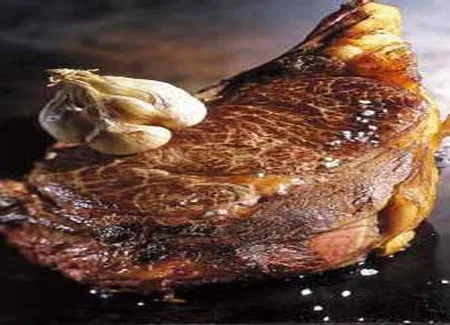 Cote de boeuf, ail et fleur de sel