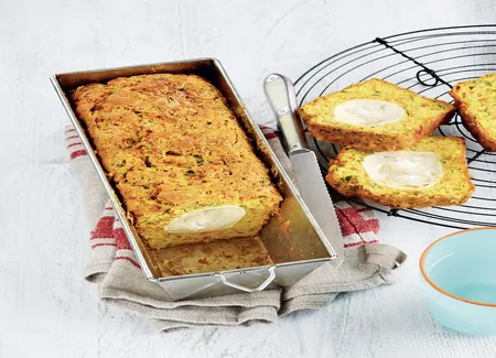 Cake aux carottes, persil et chèvre thermomix