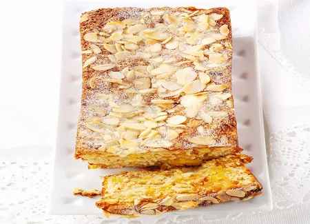 Cake aux flocons d'avoine et aux abricots