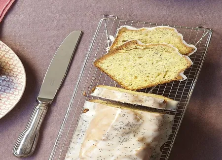 Cake citron jaune et pavot