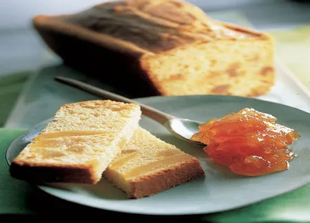 Cake et confiture gingembre-pamplemousse