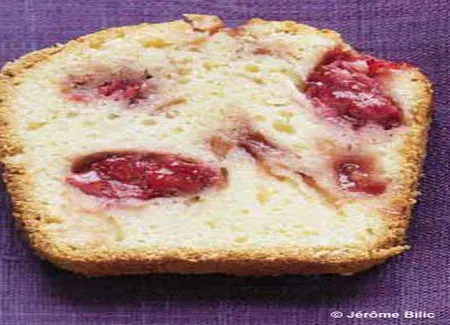 Cake fraises cuites