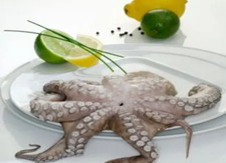 Calamars marinées au citron bbq