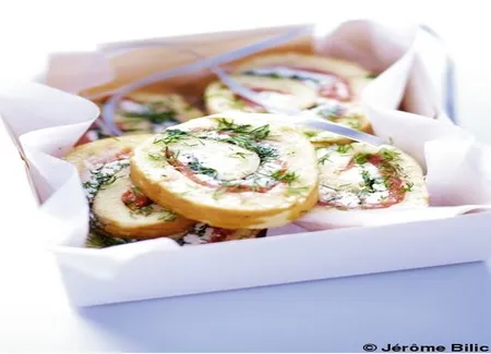 Canapés saumon aneth