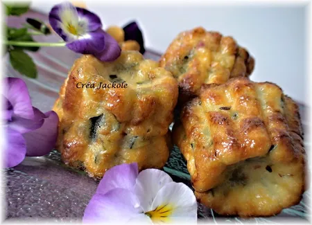 Cannelés tomate séchée courgette