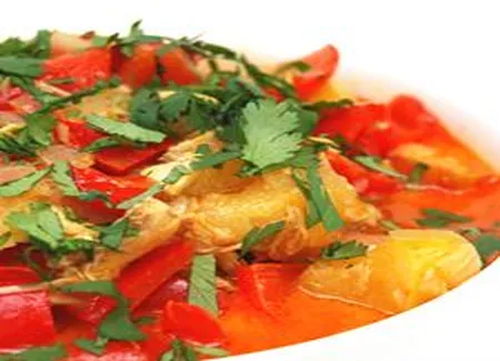 Cari à la dinde et aux pommes