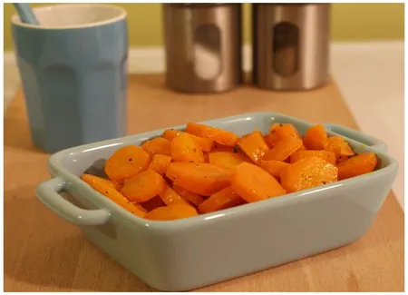 Carottes sautées à l'orange et au gingembre