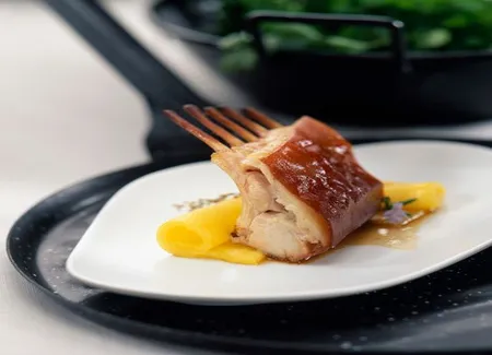 Carre de porc à la paysanne