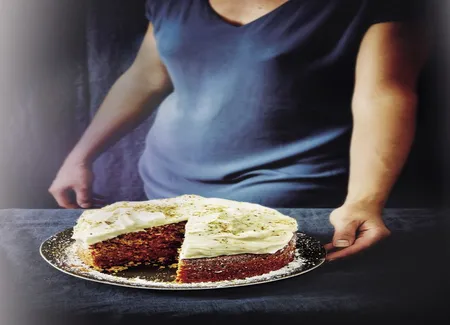 Carrot cake de noël aux pistaches