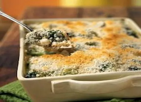 Casserole crémeuse de brocoli