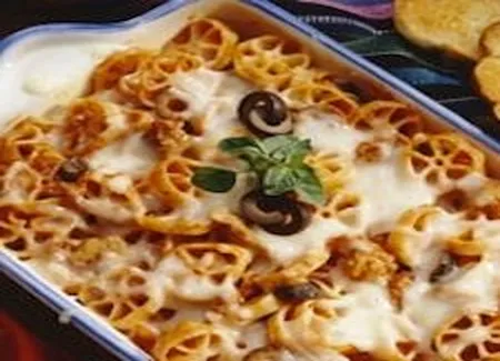 Casserole de pâtes à la pizza