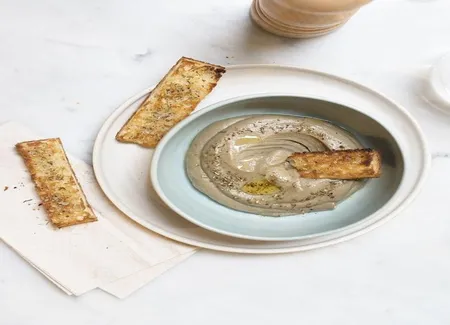 Caviar d'aubergine au zaatar