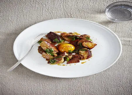 Cèpes et foie gras comme chez amaïa