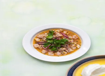 Ceviche de maigre au fruit de la passion