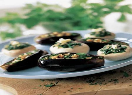 Champignons farcis au persil