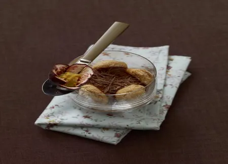 Charlotte au chocolat et au café