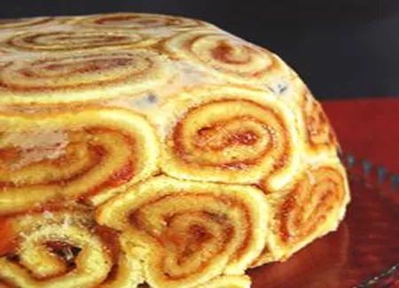 Charlotte royale glacée à l'abricot, chocolat et orgeat
