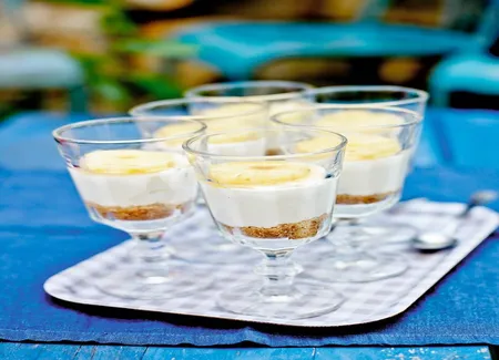 Cheese cake à la cuillère comme un tiramisù