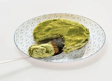 Cheese-cake au thé matcha