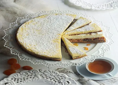 Cheesecake aux abricots secs