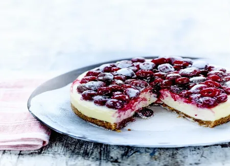 Cheesecake aux cerises de christophe felder
