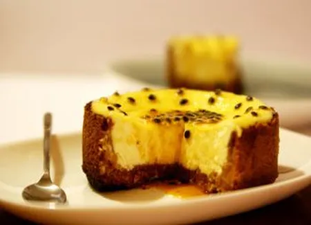 Cheesecake exotique et son caramel passion