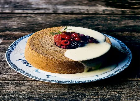 Chiffon cake au sarrasin