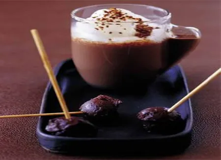 Choc'chaud et sucettes glacées au nutella