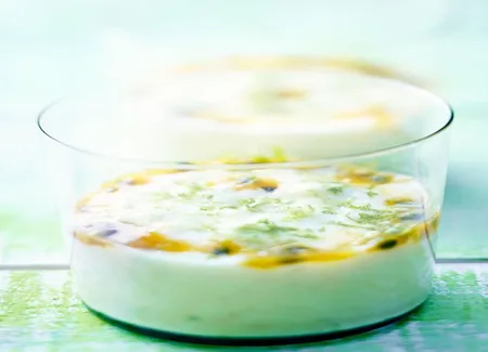 Chocolat blanc, fruits de la passion