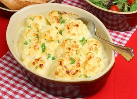 Chou-fleur au cheddar