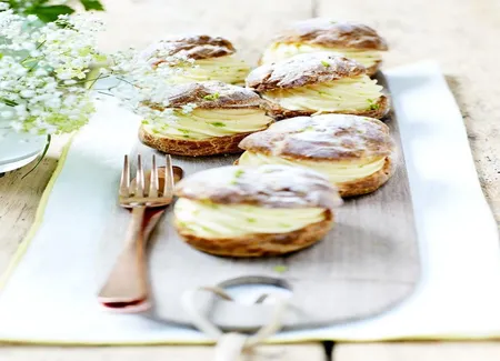 Choux crème et citron vert