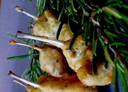 Chupachups de lapin à la moutarde