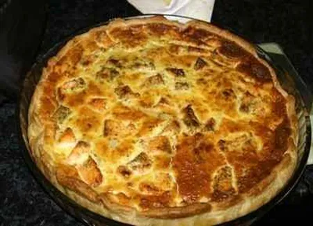 Clafoutis aux asperges et pois gourmands