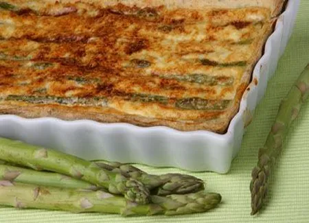 Clafoutis aux asperges vertes