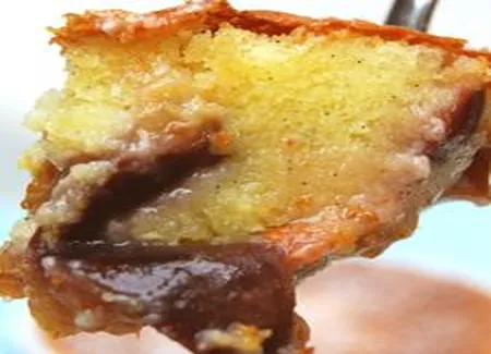 Clafoutis aux figues, fromage de chèvre et miel
