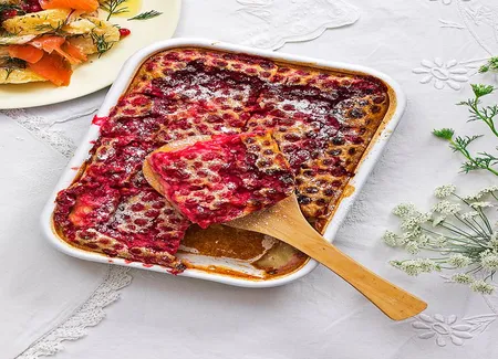 Clafoutis aux groseilles